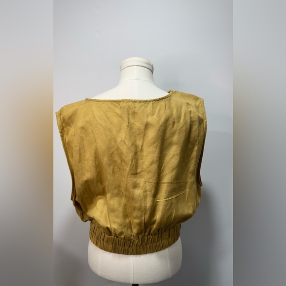 Elan Sleeveless Blouse Women's Large Elastic Hem - Picture 3 of 9